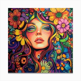 Flower Girl 15 Canvas Print