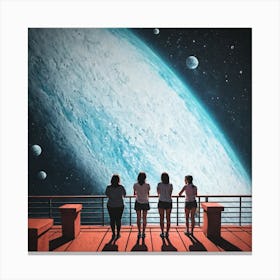 Girls From Space Canvas Print