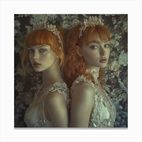 Two Brides Canvas Print