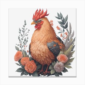 Beautiful Rooster (7) Canvas Print
