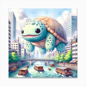 Turtle Thoughts Canvas Print