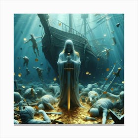 Underwater Art Canvas Print