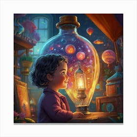 Child In A Jar Canvas Print