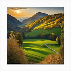 Autumn Landscape 15 Canvas Print