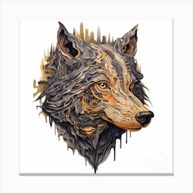 Wolf Head 3 Canvas Print