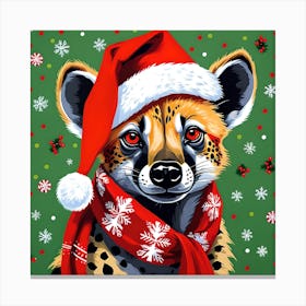 CHRISTMAS HYENEA Canvas Print