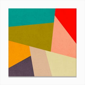 Geometric and colorful 13 Canvas Print