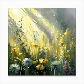 Forest Flowers Canvas Print