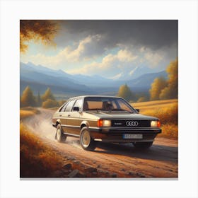 Audi A4 1 Canvas Print