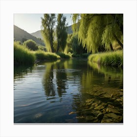 Weeping Willow Canvas Print