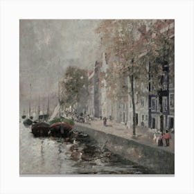 Amsterdam Canal 2 Canvas Print