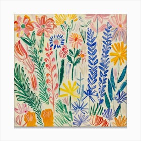 Floral Painting Matisse Style 10 Canvas Print