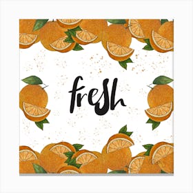 Orange Fresh 1 Canvas Print