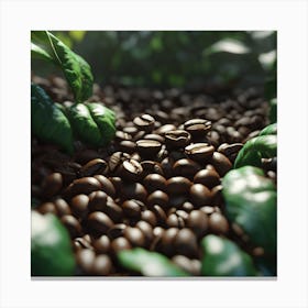 Coffee Beans 153 Canvas Print