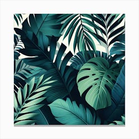 Tropical Leaves 2 Canvas Print