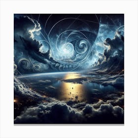 Universe In The Clouds Canvas Print