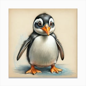 Penguin 13 Canvas Print