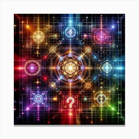 Quantum Grid 1 Canvas Print