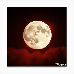 Full Moon In The Sky 3 Canvas Print