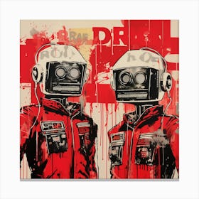 Robots Canvas Print