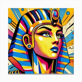 Pop Pharaoh Sobekhotur Canvas Print