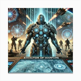 A Depiction Of An Executor Of Warfare, A High Rank Canvas Print