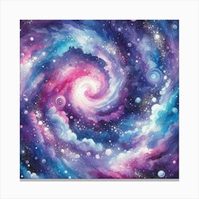 Galaxy Painting Canvas Print