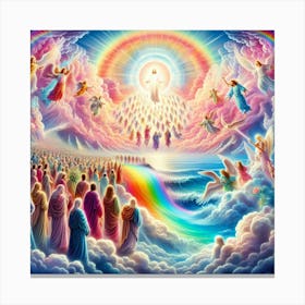 The Rainbow Bridge oh Heaven Canvas Print