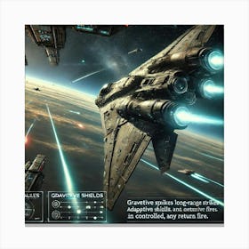 Gravity Talon Long Range Strikes Canvas Print