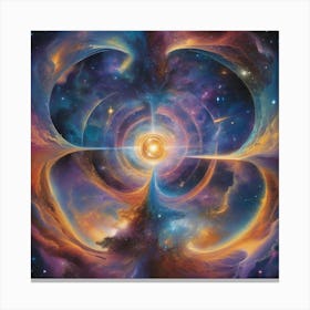 Universal energy Canvas Print