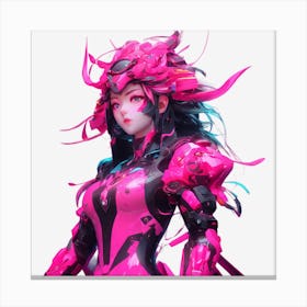 Pink Warrior Canvas Print