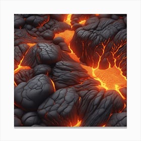 Lava Flow 55 Canvas Print