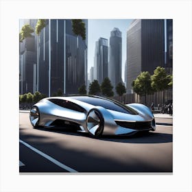 Futuristic Car 8 Canvas Print