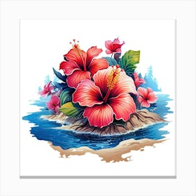 Hibiscus 1 Canvas Print