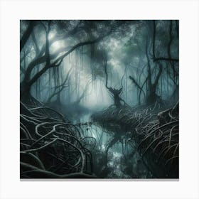 Dark Forest 72 Canvas Print