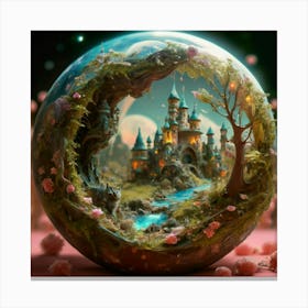 Fairytale Castle 1 Canvas Print