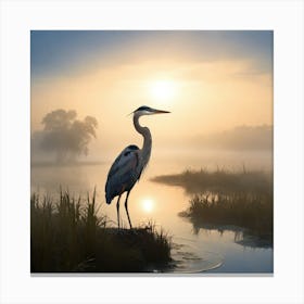 Great Blue Heron Canvas Print