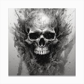 Skull Painting 1 Canvas Print