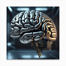 Brain Stock Videos & Royalty-Free Footage 3 Canvas Print