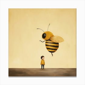 Cute Bee Canvas Print