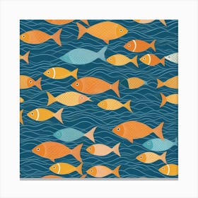 Fishes In The Sea 4 Canvas Print