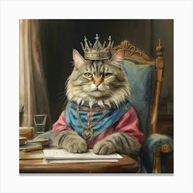 King Cat 11 Canvas Print