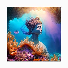 Siren Buddha #5 Canvas Print