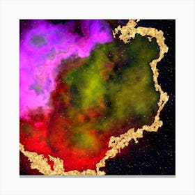 100 Nebulas in Space with Stars Abstract n.057 Canvas Print