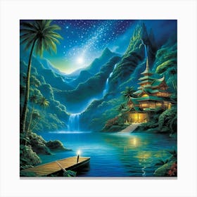 Night In Paradise Canvas Print