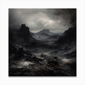 Phantam Black Vast Nothingness Canvas Print