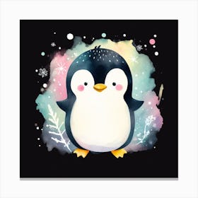 Cute Penguin 1 Canvas Print