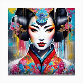 Geisha 146 Canvas Print