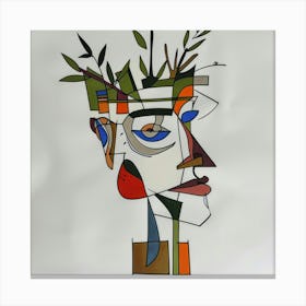 Abstract Head Canvas Print