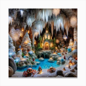 Crab Nome Palace Canvas Print